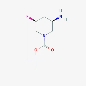 (3R,5S)-tert-butyl 3-aMino-5-fluoropiperidine-1-carboxylate丨CAS 1271810-13-9