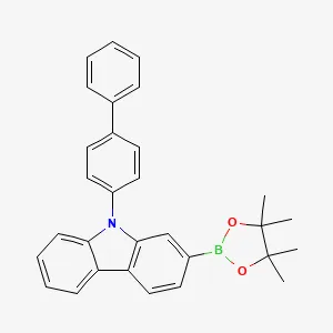 9-([1,1'-Biphenyl] -4-yl) -2- (4,4,5,5-tetramethyl-1,3,2-dioxaborolan-2-yl) -9H-carbazole 丨 CAS 1427213-44-2